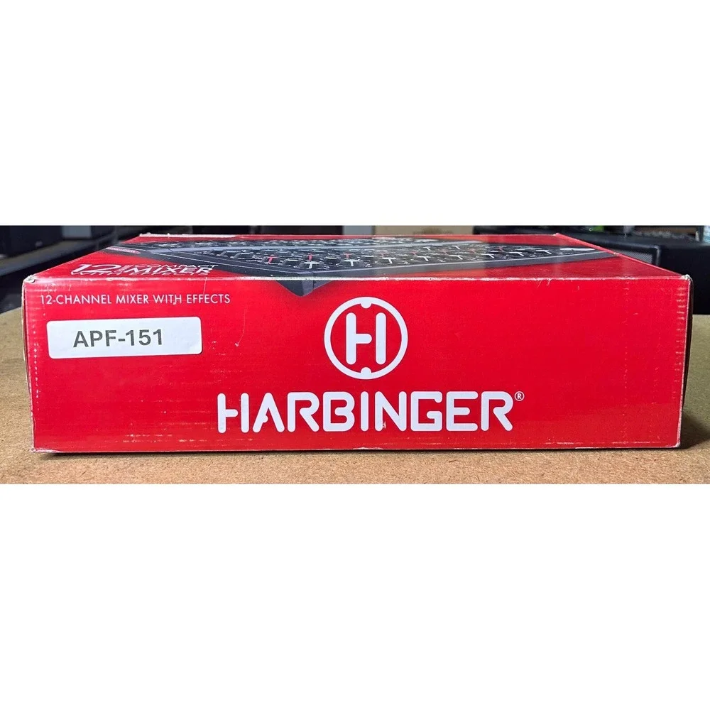 Harbinger‎ L1202FX Black 12-Channel Wireless Compact Analog Mixer with Effects